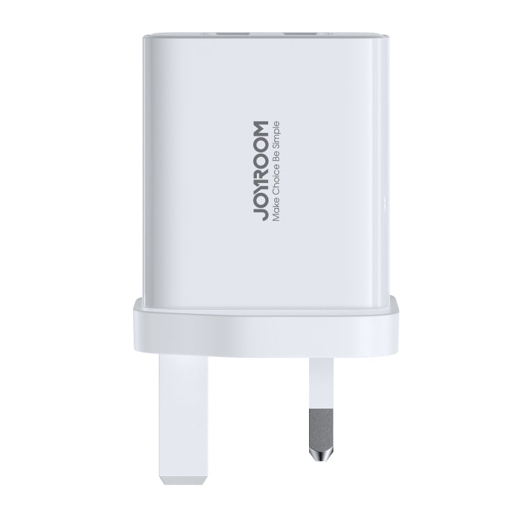 JOYROOM JR-TCN04 2.1A Dual USB Charger, Specification:UK Plug - USB Charger by JOYROOM | Online Shopping South Africa | PMC Jewellery