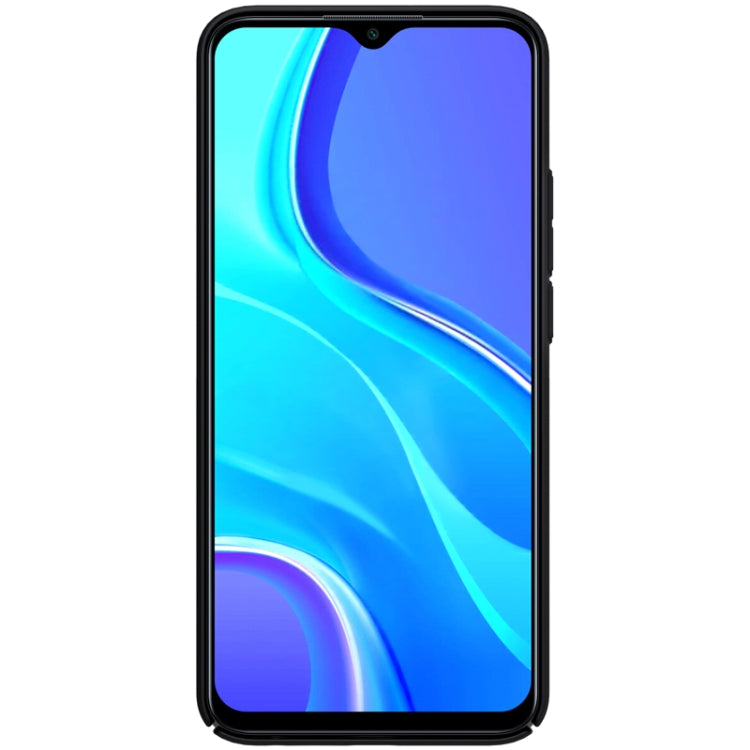 For Xiaomi Redmi 9 NILLKIN Frosted Concave-convex Texture PC Protective Case(Black) - Xiaomi Cases by NILLKIN | Online Shopping South Africa | PMC Jewellery