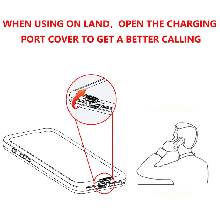 For iPhone 15 Pro RedPepper IP68 Waterproof MagSafe Phone Case(Black) - free shipping - PMC TechLife - Order now!