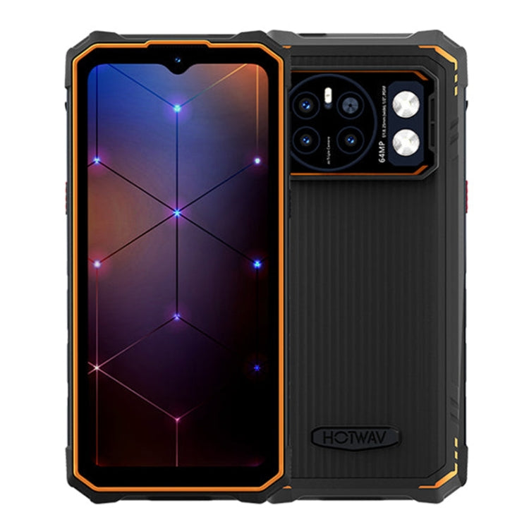 [HK Warehouse] HOTWAV CYBER 13 Pro, 12GB+256GB, IP68/IP69K Rugged Phone, 10800mAh, 6.6 inch Android 13 UNISOC T619 Octa Core, Network: 4G, NFC, OTG(Orange) - Other by HOTWAV | Online Shopping South Africa | PMC Jewellery