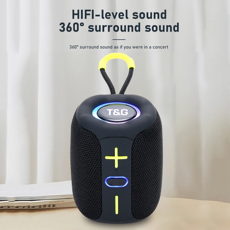 T&G TG-658 Outdoor USB High Power 8W Heavy Bass Wireless Bluetooth Speaker(Grey) - Mini Speaker by T&G | Online Shopping South Africa | PMC Jewellery