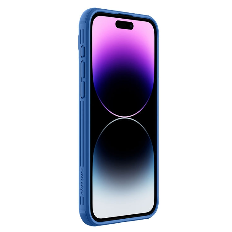 For iPhone 15 Pro NILLKIN CamShield Pro PC Phone Case(Blue) - iPhone 15 Pro Cases by NILLKIN | Online Shopping South Africa | PMC TechLife
