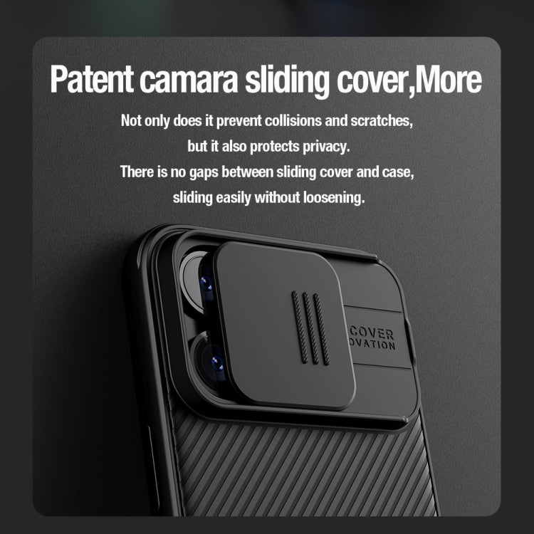 For iPhone 15 Pro NILLKIN CamShield Pro PC Phone Case(Purple) - free shipping - PMC TechLife - Order now!