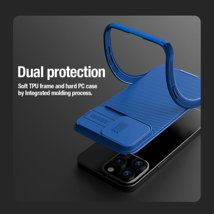 For iPhone 15 Pro NILLKIN CamShield Pro PC Phone Case(Purple) - free shipping - PMC TechLife - Order now!