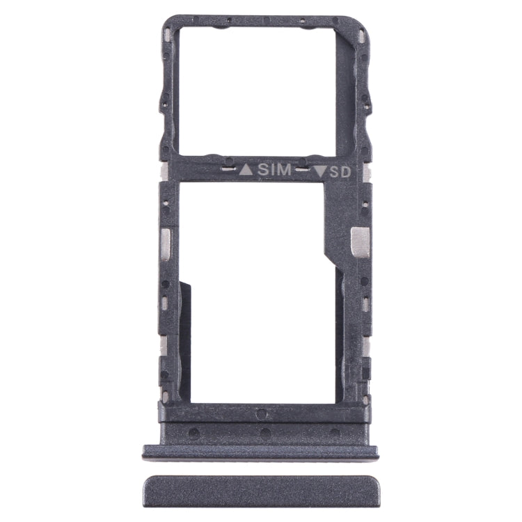 For TCL 40 XE Original SIM + Micro SD Card Tray(Black) - For TCL by PMC TechLife | Online Shopping South Africa | PMC TechLife