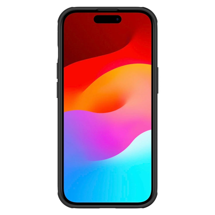 For iPhone 15 NILLKIN Frosted Shield Pro Magnetic Magsafe Phone Case(Black) - iPhone 15 Cases by NILLKIN | Online Shopping South Africa | PMC TechLife | Buy Now Pay Later Mobicred
