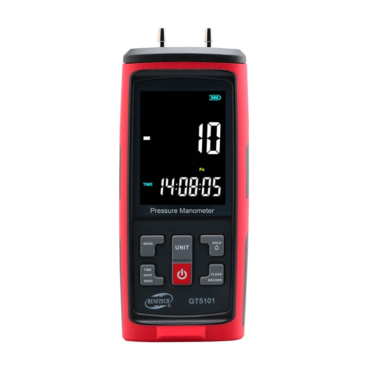 BENETECH GT5101 LCD Display Differential Pressure Meter, Specification:40KPa - Other Tester Tool by BENETECH | Online Shopping South Africa | PMC Jewellery | Buy Now Pay Later Mobicred