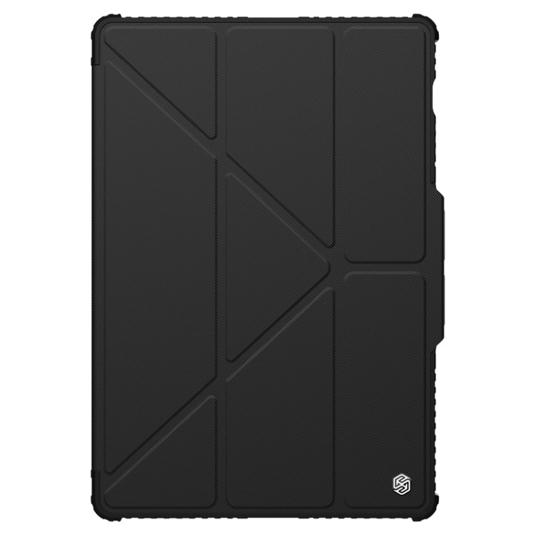 For Samsung Galaxy Tab S9 Ultra NILLKIN Bumper Pro Multi-angle Folding Style Tablet Leather Case(Black) - Galaxy Tab S9 Ultra Cases by NILLKIN | Online Shopping South Africa | PMC Jewellery | Buy Now Pay Later Mobicred