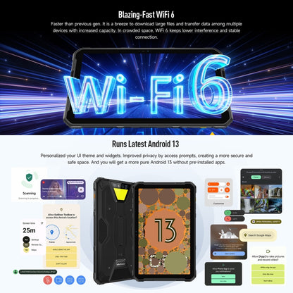 Ulefone Armor Pad 2 Rugged Tablet PC, 16GB+256GB 11 inch Android 13 MediaTek Helio G99 Octa Core 4G Network EU Plug(Black) - Other by Ulefone | Online Shopping South Africa | PMC Jewellery | Buy Now Pay Later Mobicred