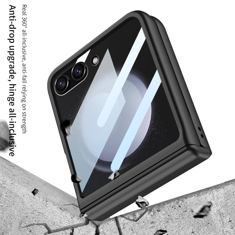 For Samsung Galaxy Z Flip5 GKK Integrated Full Coverage Folding Phone Case(Matcha Green) - Galaxy Z Flip5 Cases by GKK | Online Shopping South Africa | PMC TechLife | Buy Now Pay Later Mobicred