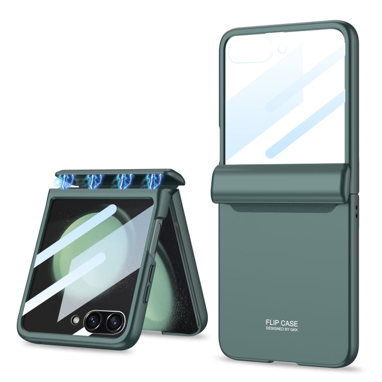For Samsung Galaxy Z Flip5 GKK Integrated Full Coverage Folding Phone Case(Green) - free shipping - PMC TechLife - Order now!