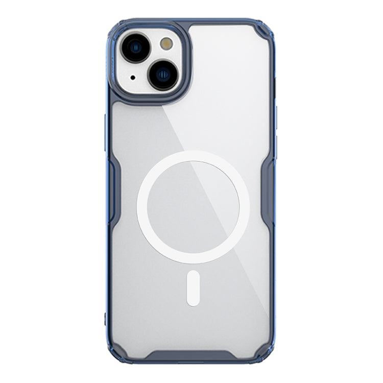 For iPhone 15 Plus NILLKIN Ultra Clear Magsafe PC + TPU Phone Case(Blue) - iPhone 15 Plus Cases by NILLKIN | Online Shopping South Africa | PMC Jewellery