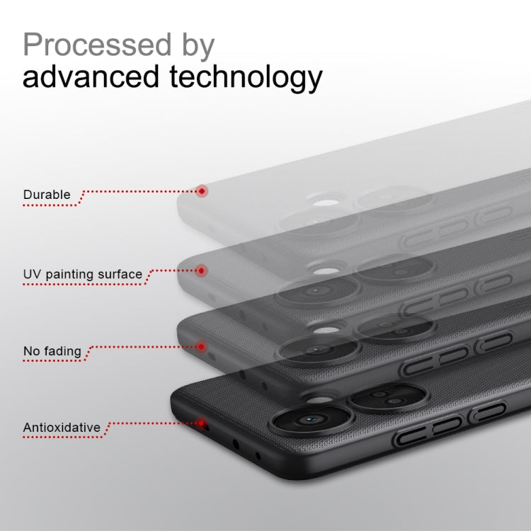 For OPPO K11 NILLKIN Frosted PC Phone Case(Black) - OPPO Cases by NILLKIN | Online Shopping South Africa | PMC TechLife | Buy Now Pay Later Mobicred