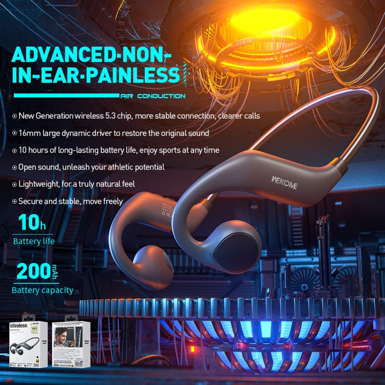 WK VC06 Alien Air Conduction Bluetooth Earphone(White) - Sport Earphone by WK | Online Shopping South Africa | PMC TechLife | Buy Now Pay Later Mobicred