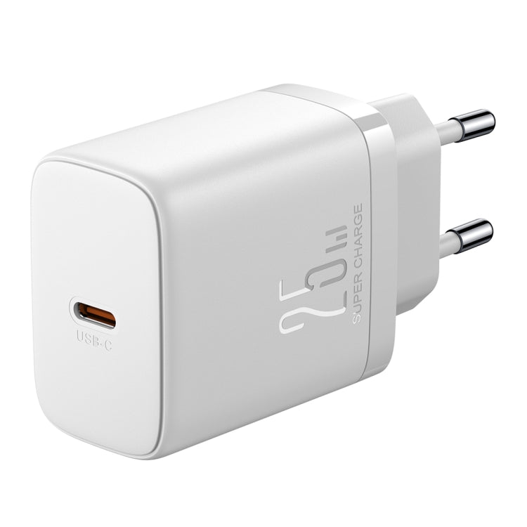JOYROOM JR-TCF11 25W USB-C / Type-C Port Fast Charger, Specification:EU Plug(White) - USB Charger by JOYROOM | Online Shopping South Africa | PMC Jewellery