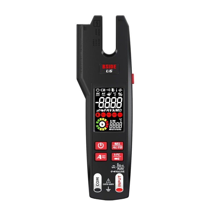 BSIDE U6 AC/DC Clamp-on Infrared Temperature Measurement Multimeter - free shipping - PMC TechLife - Order now!