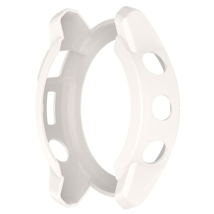 For Garmin Tactix 7 Amoled Armor Hollow TPU Watch Protective Case(Ivory White) - Watch Cases by PMC Jewellery | Online Shopping South Africa | PMC Jewellery