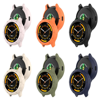 For Garmin Venu 3 Half Pack Hollow TPU Armor Watch Protective Case(Orange) - Watch Cases by PMC Jewellery | Online Shopping South Africa | PMC Jewellery