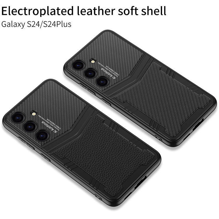 For Samsung Galaxy S24+ 5G GKK TPU + PU Full Coverage Phone Case(Alligator Texture) - Galaxy S24+ 5G Cases by GKK | Online Shopping South Africa | PMC TechLife | Buy Now Pay Later Mobicred