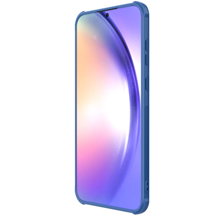 For Samsung Galaxy A55 NILLKIN Frosted Shield Pro PC + TPU Phone Case(Blue) - Galaxy Phone Cases by NILLKIN | Online Shopping South Africa | PMC Jewellery