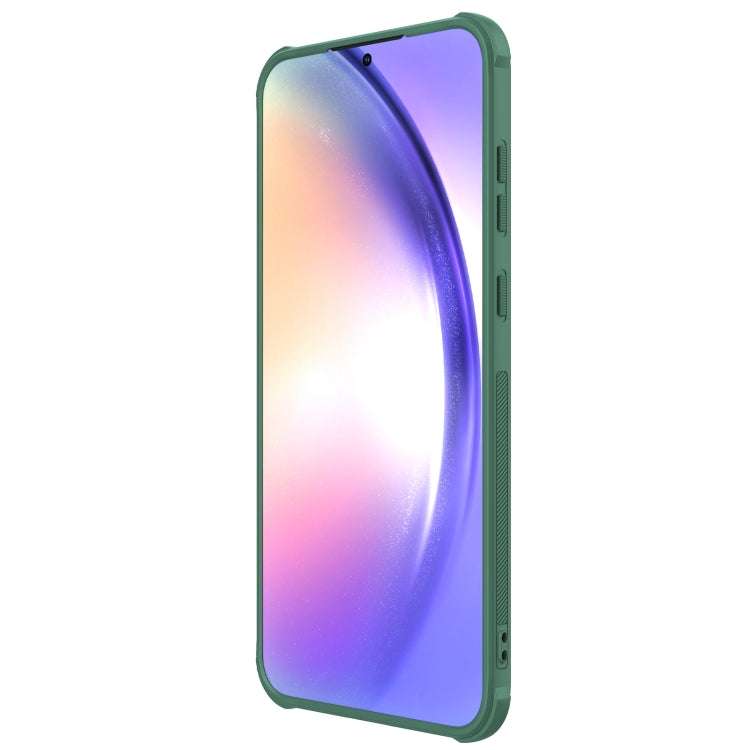 For Samsung Galaxy A55 NILLKIN Frosted Shield Pro PC + TPU Phone Case(Green) - Galaxy Phone Cases by NILLKIN | Online Shopping South Africa | PMC Jewellery