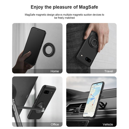 For Google Pixel 8a NILLKIN Frosted Shield Pro Magnetic Magsafe Phone Case(Black) - Google Cases by NILLKIN | Online Shopping South Africa | PMC Jewellery
