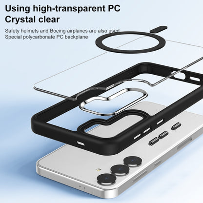 For Samsung Galaxy S24 5G MagSafe Anti-fingerprint Highly Transparent PC Phone Case(Blue) - Galaxy S24 5G Cases by PMC Jewellery | Online Shopping South Africa | PMC Jewellery