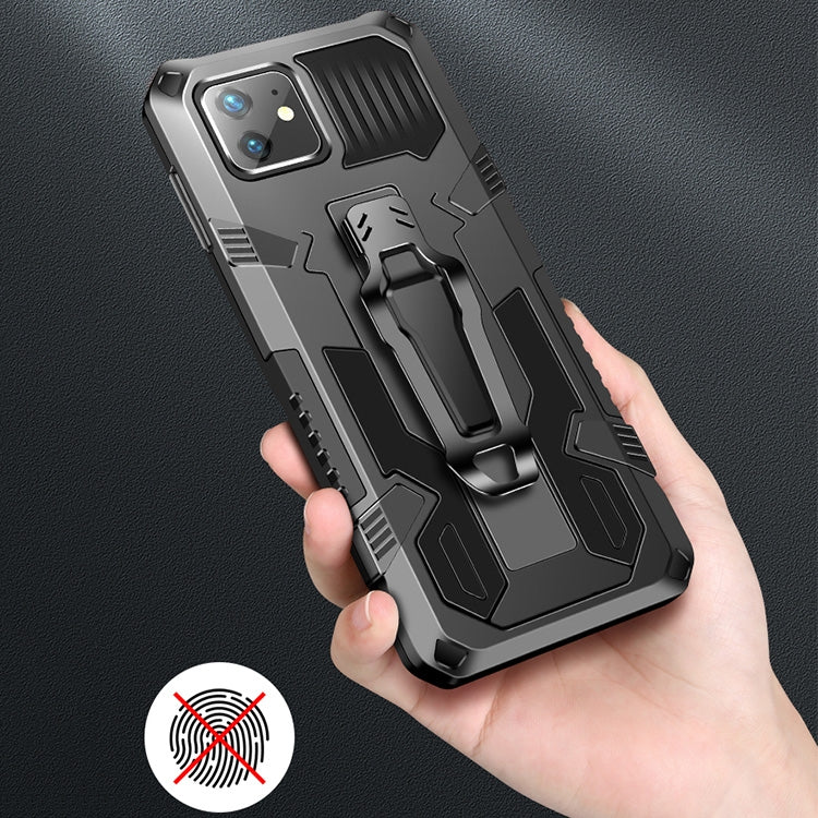 For iPhone 8 & 7 Machine Armor Warrior Shockproof PC + TPU Protective Case(Black) - More iPhone Cases by NILLKIN | Online Shopping South Africa | PMC TechLife
