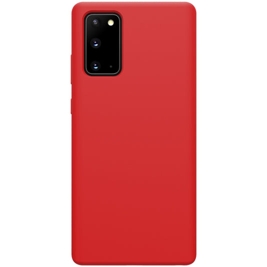 For Samsung Galaxy Note20 NILLKIN Flex Pure Series Solid Color Liquid Silicone Dropproof Protective Case(Red) - Galaxy Note20 Cases by NILLKIN | Online Shopping South Africa | PMC Jewellery