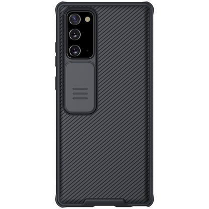 For Samsung Galaxy Note 20 NILLKIN Black Mirror Pro Series Camshield Full Coverage Dust-proof Scratch Resistant Phone Case(Black) - Galaxy Note20 Cases by NILLKIN | Online Shopping South Africa | PMC Jewellery