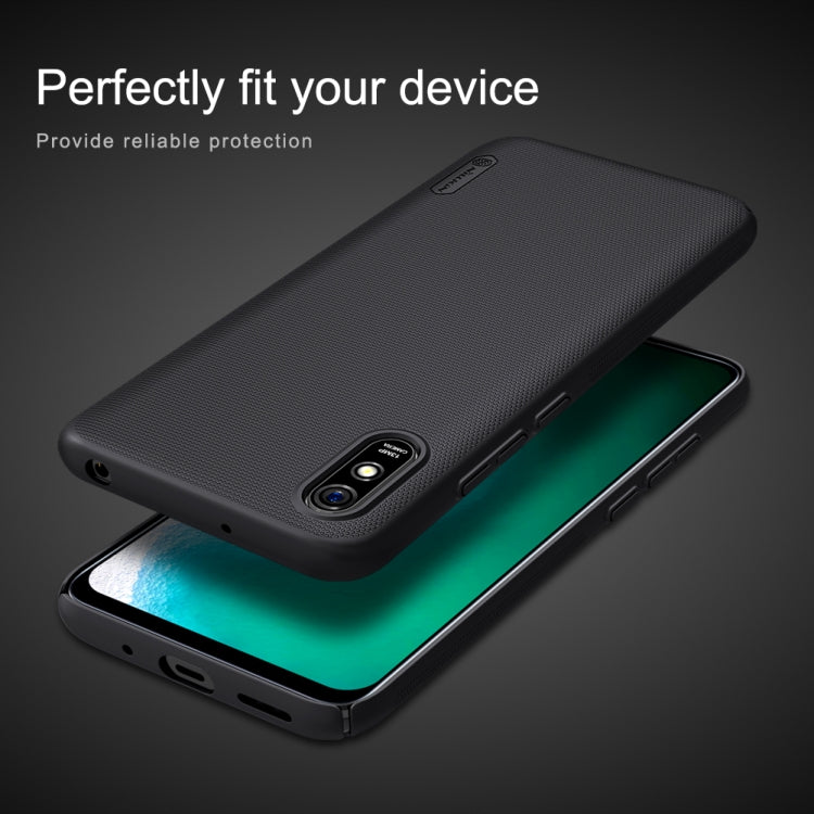 For Xiaomi Redmi 9A NILLKIN Frosted Concave-convex Texture PC Protective Case(Black) - Xiaomi Cases by NILLKIN | Online Shopping South Africa | PMC Jewellery