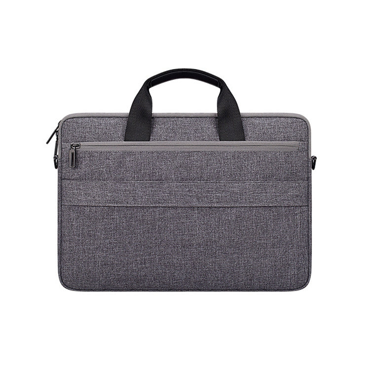 ST08 Handheld Briefcase Carrying Storage Bag without Shoulder Strap for 15.4 inch Laptop(Grey) - 15 inch by PMC TechLife | Online Shopping South Africa | PMC TechLife | Buy Now Pay Later Mobicred