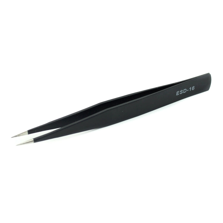 JIAFA JF-8118 9 in 1 Anti-static Precision Tweezers Set with Bag(Black) - Tweezers by JIAFA | Online Shopping South Africa | PMC Jewellery