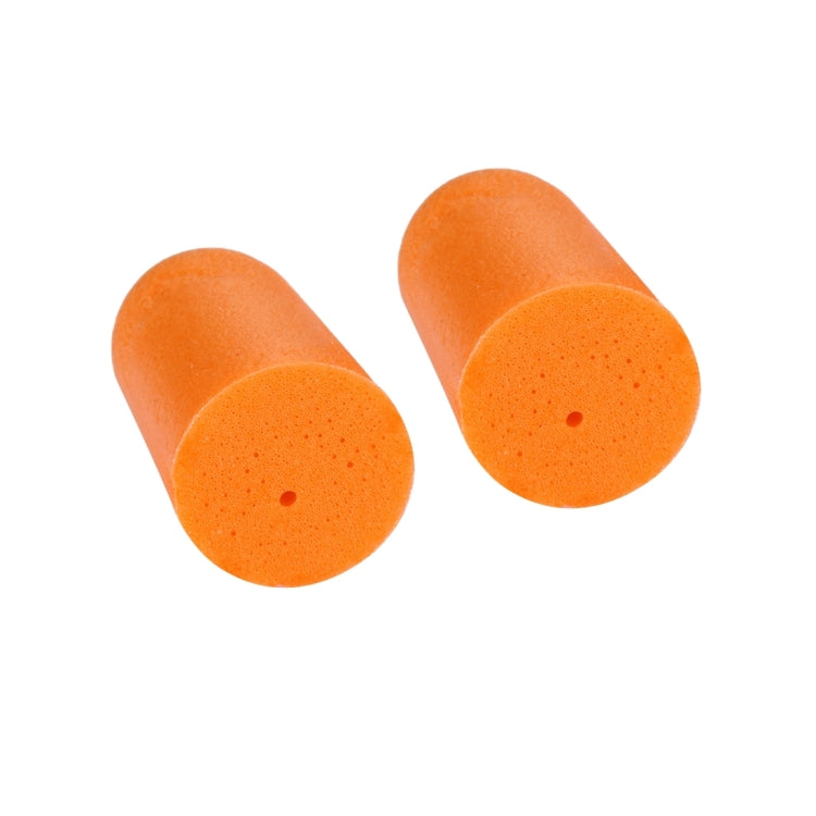 Ten Pairs Non-toxic Orange Soft Memory Foam Material Earplug for Sleeping(Orange) - Ear Care Tools by PMC Jewellery | Online Shopping South Africa | PMC Jewellery