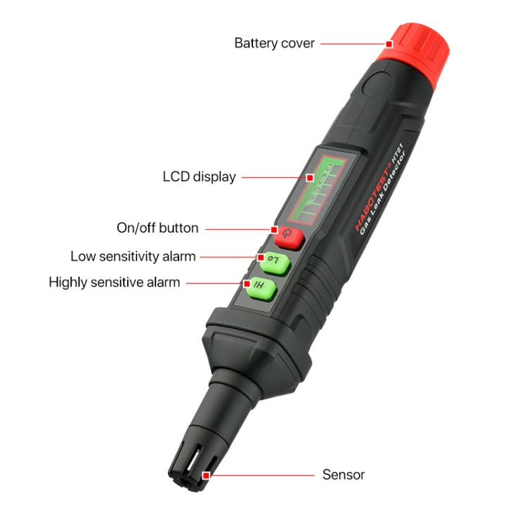 HABOTEST HT61 Combustible Gas Detector - free shipping - PMC TechLife - Order now!