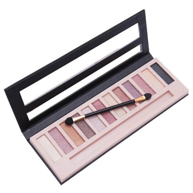 5673 Cosmetic 12 Colors Matte Earth Color Naked Eye Shadow Makeup Palette with Brush Set - Eye Shadow by PMC Jewellery | Online Shopping South Africa | PMC Jewellery