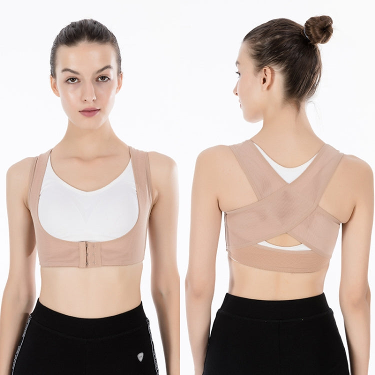 Women Ultrathin Kyphosis Correction Shoulder Support Tight-fitting Orthopedic Belt, Size:XL(Flesh Color) - Corrector by PMC Jewellery | Online Shopping South Africa | PMC Jewellery