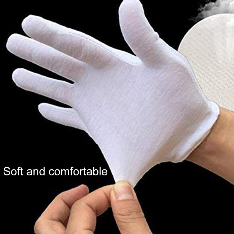 12 Pairs Pure Cotton Working Gloves, Thin Section - free shipping - PMC TechLife - Order now!
