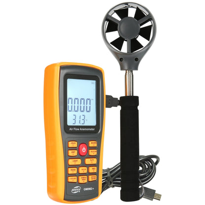 BENETECH GM8902+ LCD Display Digital Digital Anemometer Air Flow Wind Speed Scale Meter - Tachometers & Anemometer by BENETECH | Online Shopping South Africa | PMC Jewellery | Buy Now Pay Later Mobicred