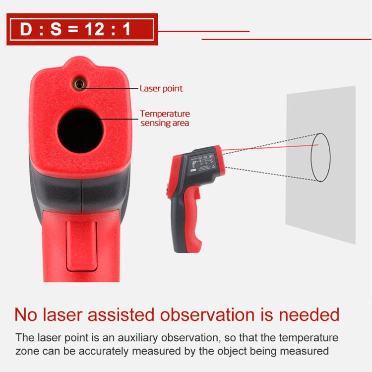 Wintact WT900 -50 Degree C~950 Degree C Handheld Portable Outdoor Non-contact Digital Infrared Thermometer - Thermostat & Thermometer by Wintact | Online Shopping South Africa | PMC Jewellery | Buy Now Pay Later Mobicred