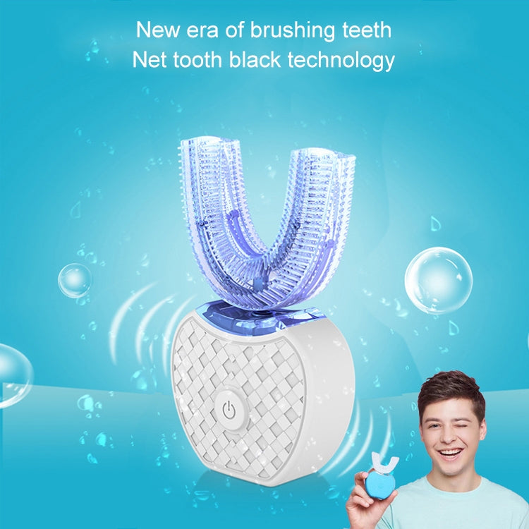 Vwhite 3 Cleaning Modes Silicone Electric Automatic Beauty Tooth Instrument(Blue) - Teeth Whitening by PMC TechLife | Online Shopping South Africa | PMC TechLife