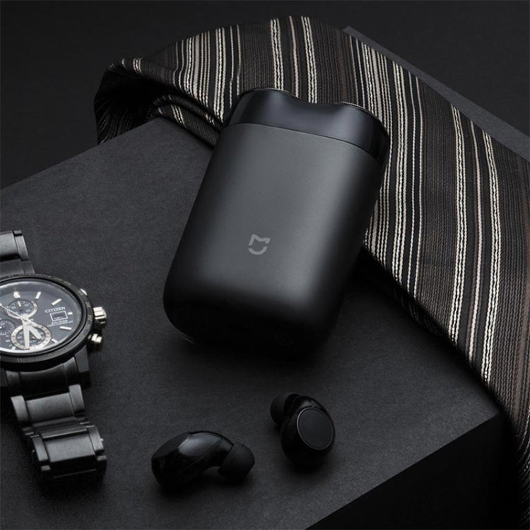 Original Xiaomi Mijia S100 Portable Rotating Double Knife Head Electric Shaver(Black) - Electric Shavers by Xiaomi | Online Shopping South Africa | PMC Jewellery