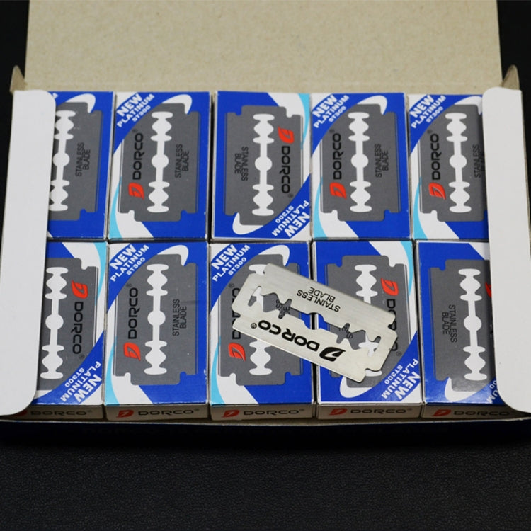 10 Boxes Practical Old-fashioned Stainless Steel Double-sided Blade Shaving Eyebrow Chimer Blade(Silver) - free shipping - PMC TechLife - Order now!
