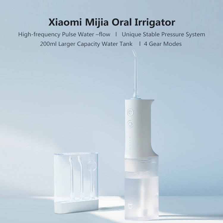 Original Xiaomi Mijia Water Flosser Teeth Cleaner IPX7 Waterproof Electric Oral Irrigator(White) - Oral Irrigators by Xiaomi | Online Shopping South Africa | PMC Jewellery