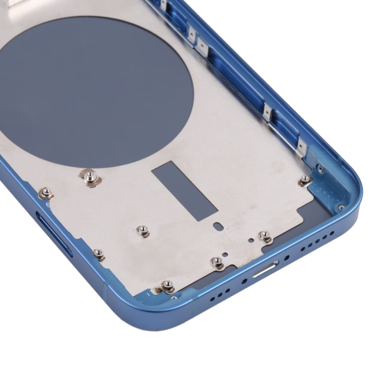 Back Housing Cover with SIM Card Tray & Side  Keys & Camera Lens for iPhone 13(Blue) - Back Cover by PMC TechLife | Online Shopping South Africa | PMC TechLife | Buy Now Pay Later Mobicred