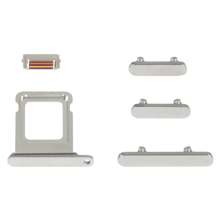 SIM Card Tray + Side Keys for iPhone 14 Pro Max(Silver) -  by PMC TechLife | Online Shopping South Africa | PMC TechLife