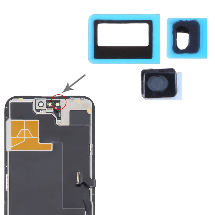 100/Set Sensor Back Adhesive Stickers For iPhone 14 Pro Max / 14 Pro -  by PMC TechLife | Online Shopping South Africa | PMC TechLife