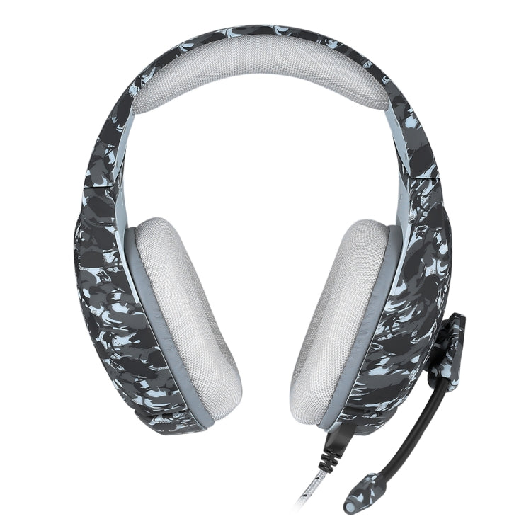 ONIKUMA K1-B Deep Bass Noise Canceling Camouflage Gaming Headphone with Microphone(Grey) - Multimedia Headset by ONIKUMA | Online Shopping South Africa | PMC Jewellery