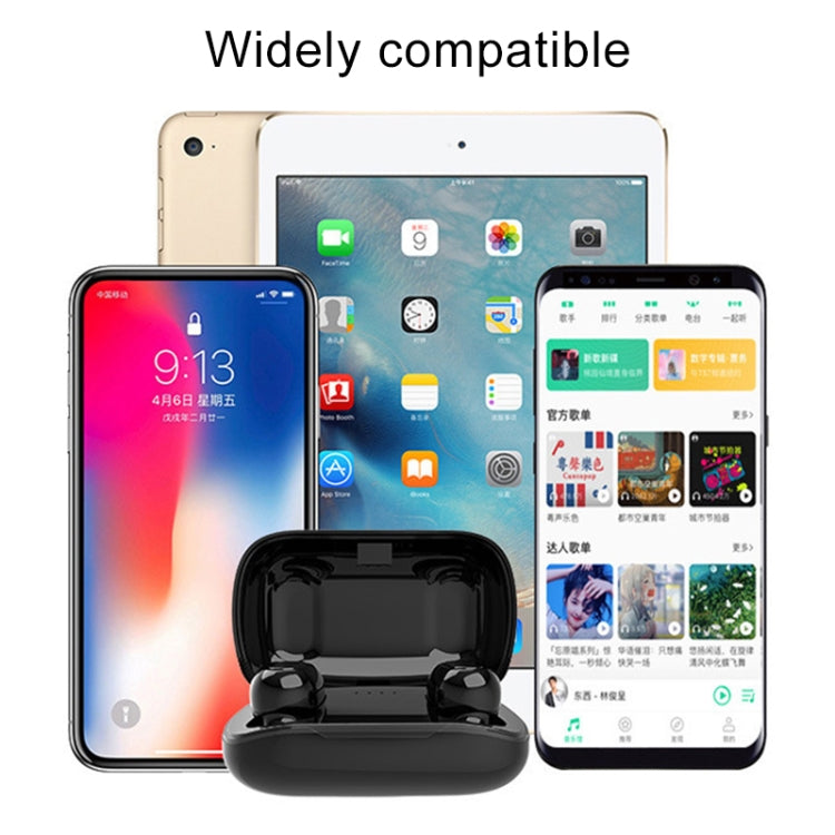 G10 TWS Bluetooth 5.0 Wireless Bluetooth Earphone with Charging Box, Support Digital Display & HD Call & Power Bank(Black) - TWS Earphone by PMC TechLife | Online Shopping South Africa | PMC TechLife