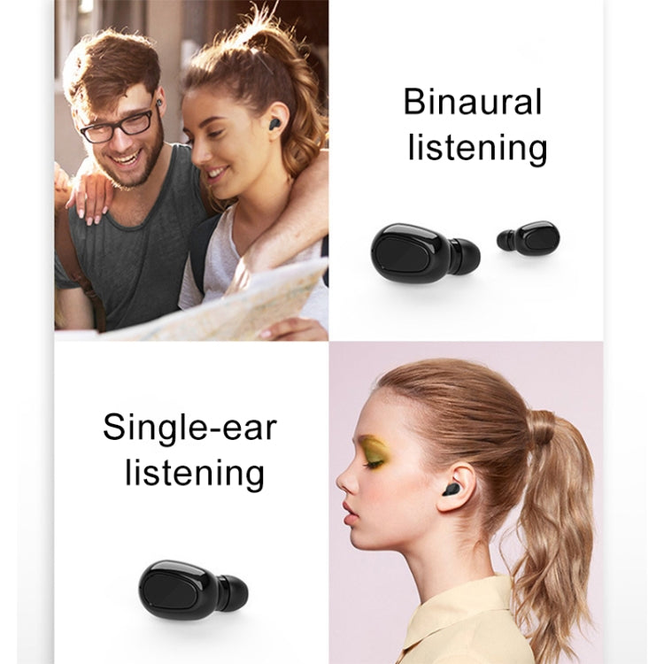 L-21 9D Sound Effects Bluetooth 5.0 Touch Wireless Bluetooth Earphone with Charging Box, Support HD Call (Pink) - Bluetooth Earphone by PMC TechLife | Online Shopping South Africa | PMC TechLife